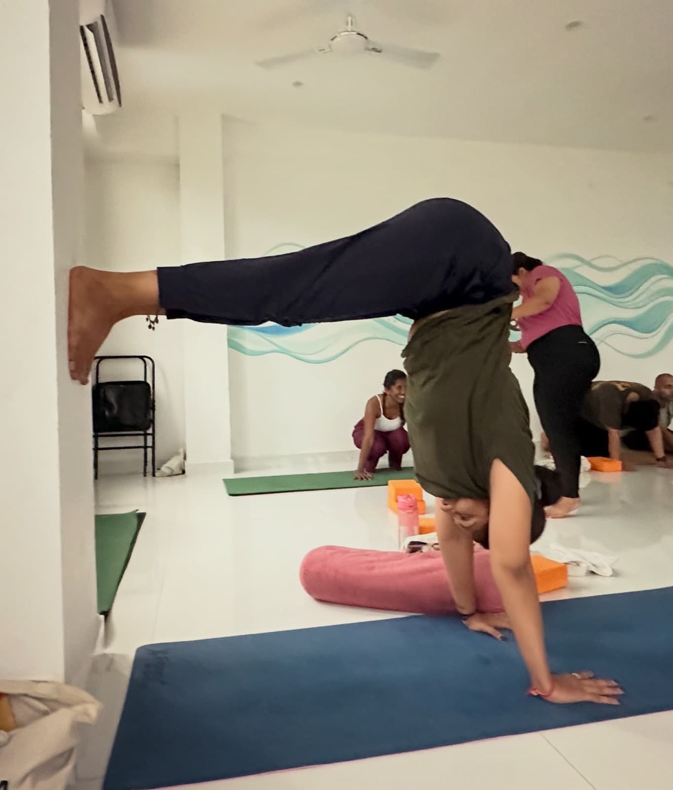 Grounded yoga practice
